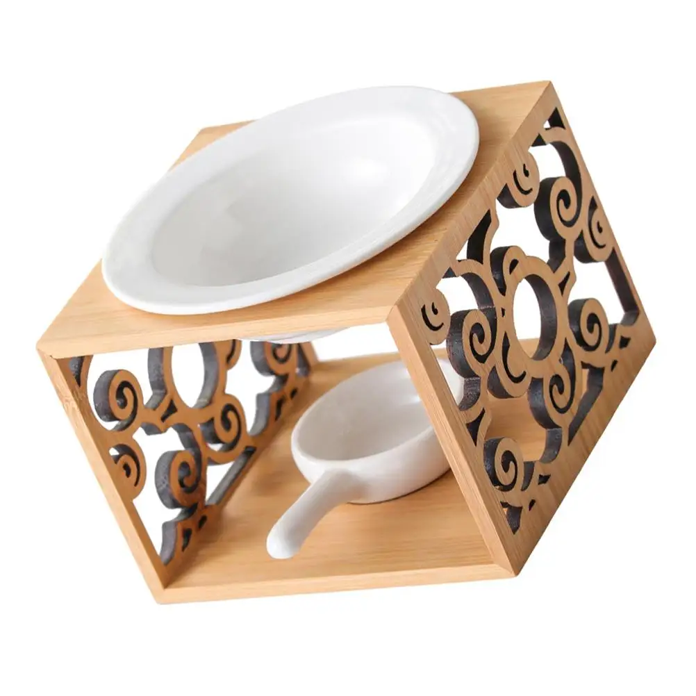 Essential Oil Burner Aroma Diffuser Incense Furnace Decor Tealight Wax Warmer Ceramic Bamboo Holder Home Office Bedroom
Essential Oil Burner Aroma Diffuser Incense Furnace Decor Tealight Wax Warmer Ceramic Bamboo Holder Home Office Bedroom