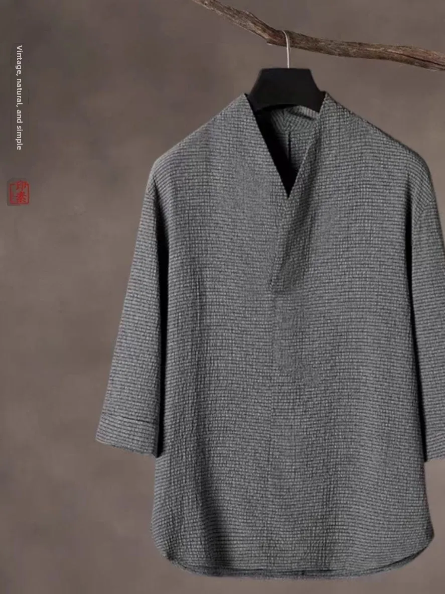 Летняя повседневная свободная футболка из тонкого ледяного шелка, комплект из двух предметов для молодых мужчин, удобные дышащие легкие длинные брюки
Летняя повседневная свободная футболка из тонкого ледяного шелка, комплект из двух предметов для молодых мужчин, удобные дышащие легкие длинные брюки