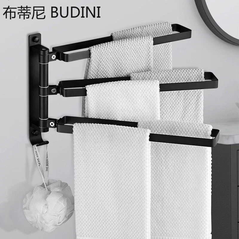 Space aluminum rotatable towel bar, bathroom wall-mounted towel rack, suitable for balcony, bedroom, kitchen, living room
Space aluminum rotatable towel bar, bathroom wall-mounted towel rack, suitable for balcony, bedroom, kitchen, living room