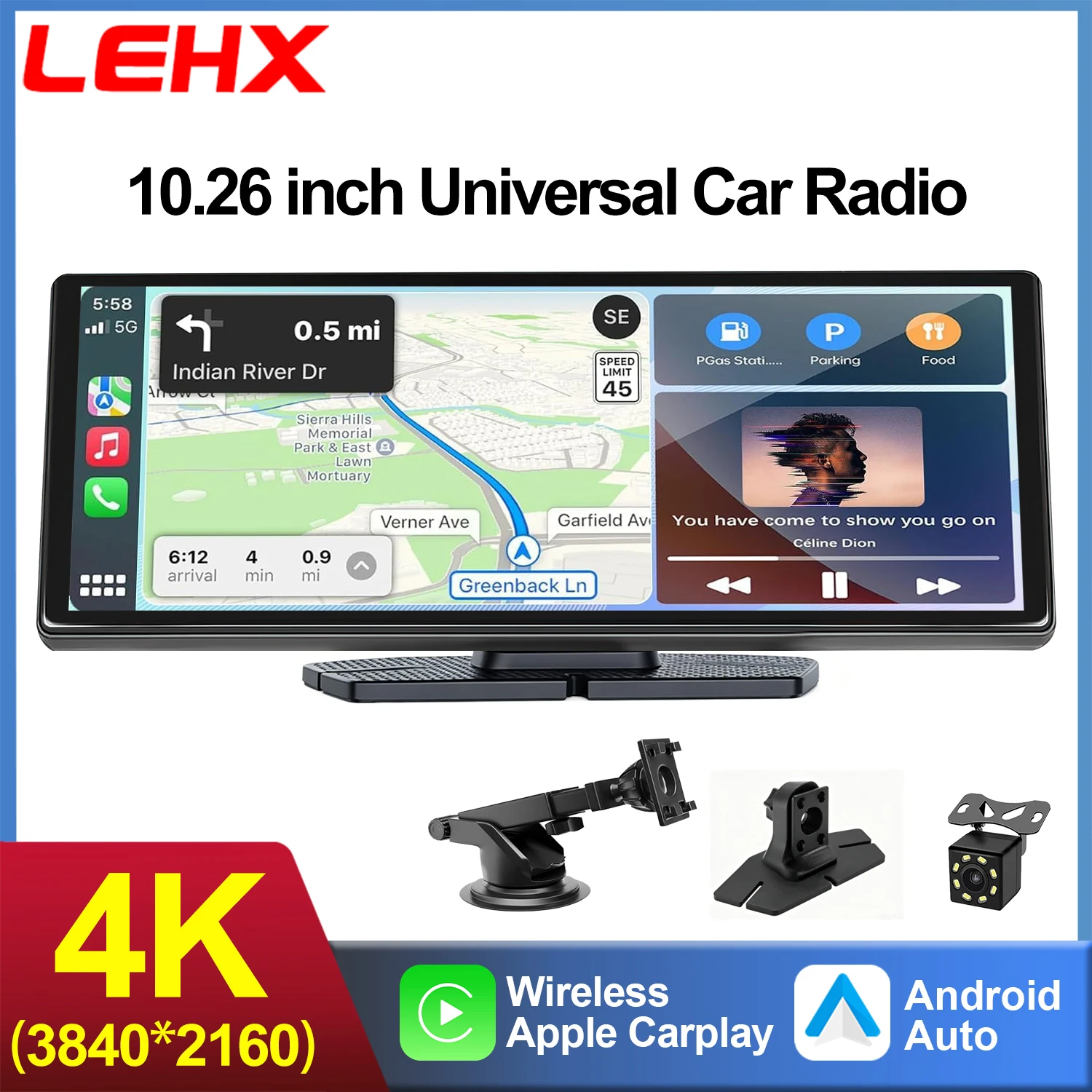 XIMA X10Plus Portable Wireless CarPlay and Android Auto Car Radio Multimedia Stereo Audio GPS Navigation Dashboard Mirrorlink
XIMA X10Plus Portable Wireless CarPlay and Android Auto Car Radio Multimedia Stereo Audio GPS Navigation Dashboard Mirrorlink