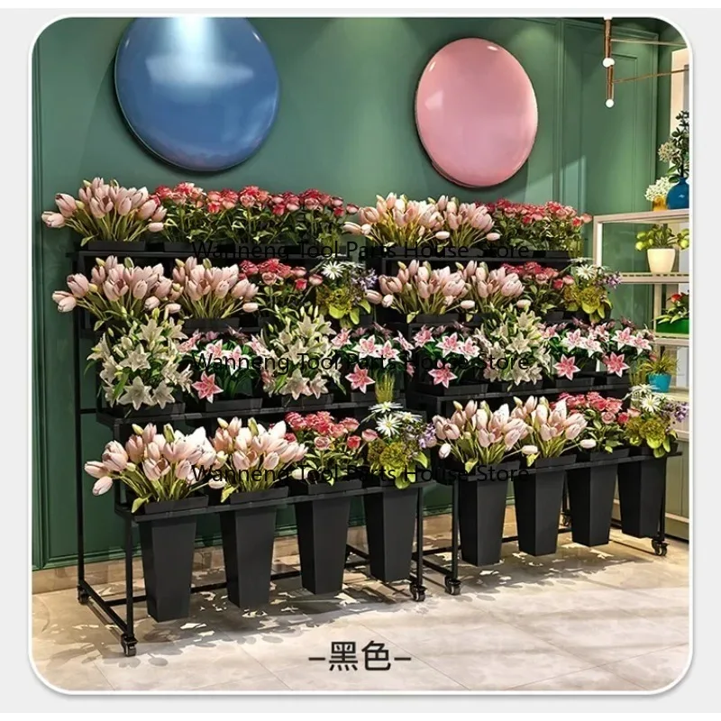 Movable Iron Flower Stand with Ladder Multi-Layer Display for Flower Shop Ready Stock Planters & Flower Buckets Holder
Movable Iron Flower Stand with Ladder Multi-Layer Display for Flower Shop Ready Stock Planters & Flower Buckets Holder