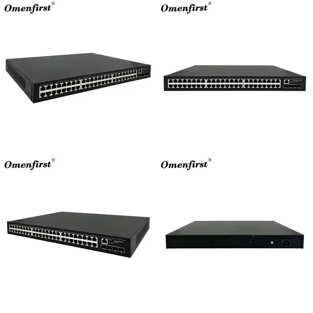 Managed Ethernet Gigabit Managed Switch 48 Port with 10/100/1000M 4 SFP Poe Switch Gigabit Uplink Port QoS LACP VLAN Support
Managed Ethernet Gigabit Managed Switch 48 Port with 10/100/1000M 4 SFP Poe Switch Gigabit Uplink Port QoS LACP VLAN Support