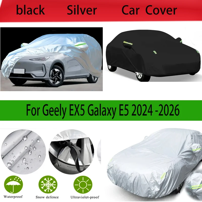 For Geely EX5 Galaxy E5 2024 2025 2026 Full Car Covers Outdoor Sun Anti UV Rain Snow Dust Protection Oxford Cloth Accessories
For Geely EX5 Galaxy E5 2024 2025 2026 Full Car Covers Outdoor Sun Anti UV Rain Snow Dust Protection Oxford Cloth Accessories