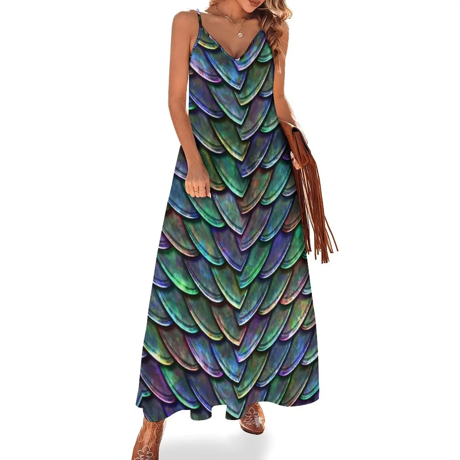 Cool Dragon Scales Vibrant 2 Sleeveless Dress summer outfits for women 2025 dresses for women women's evening dresses
Cool Dragon Scales Vibrant 2 Sleeveless Dress summer outfits for women 2025 dresses for women women's evening dresses