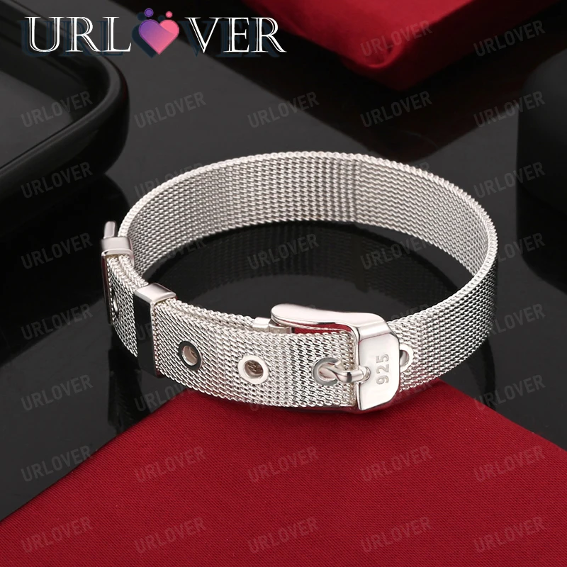 New 925 Sterling Silver Bangle Fine Jewelry Women Wedding Engagement Party Fashion Trend Jewelry Birthday Gift Accessories
New 925 Sterling Silver Bangle Fine Jewelry Women Wedding Engagement Party Fashion Trend Jewelry Birthday Gift Accessories