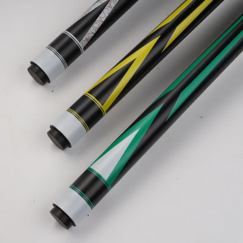 Premium 1/2 split carbon fiber cue, 12.5/13mm tips, printed grip & steel extension, direct factory supply.
Premium 1/2 split carbon fiber cue, 12.5/13mm tips, printed grip & steel extension, direct factory supply.
