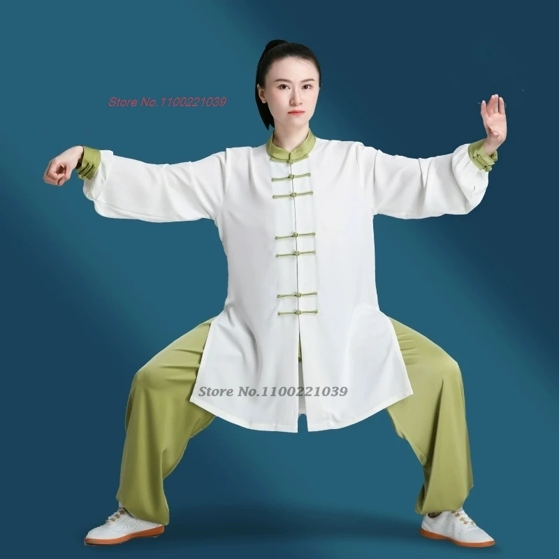 2026 chinese kung fu tai chi performance clothes tops+pants set martial arts tai chi taiji training uniform team performance set
2026 chinese kung fu tai chi performance clothes tops+pants set martial arts tai chi taiji training uniform team performance set