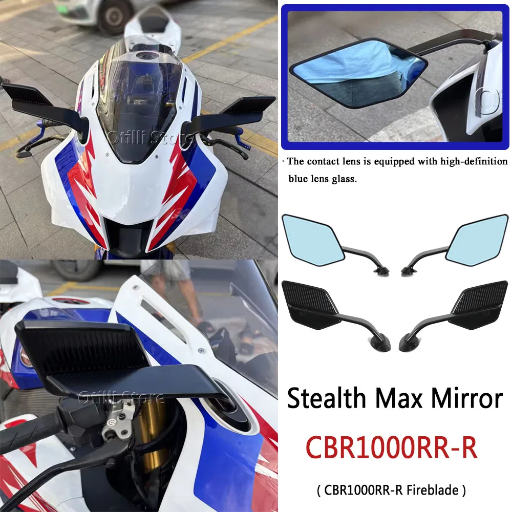 New Stealth Max Mirror Adjustable Motorcycle Accessories Side Rearview Mirrors For Honda CBR1000RR CBR1000RR-R CBR1000 RR RR-R
New Stealth Max Mirror Adjustable Motorcycle Accessories Side Rearview Mirrors For Honda CBR1000RR CBR1000RR-R CBR1000 RR RR-R