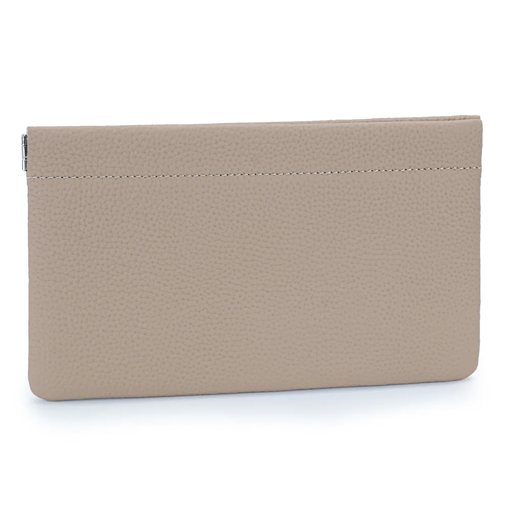Pure Top Layer Cowhide Ultra-thin Women's Wallet New Simple Long Wallets Automatic Closure Makeup Lipstick Storage Bag
Pure Top Layer Cowhide Ultra-thin Women's Wallet New Simple Long Wallets Automatic Closure Makeup Lipstick Storage Bag