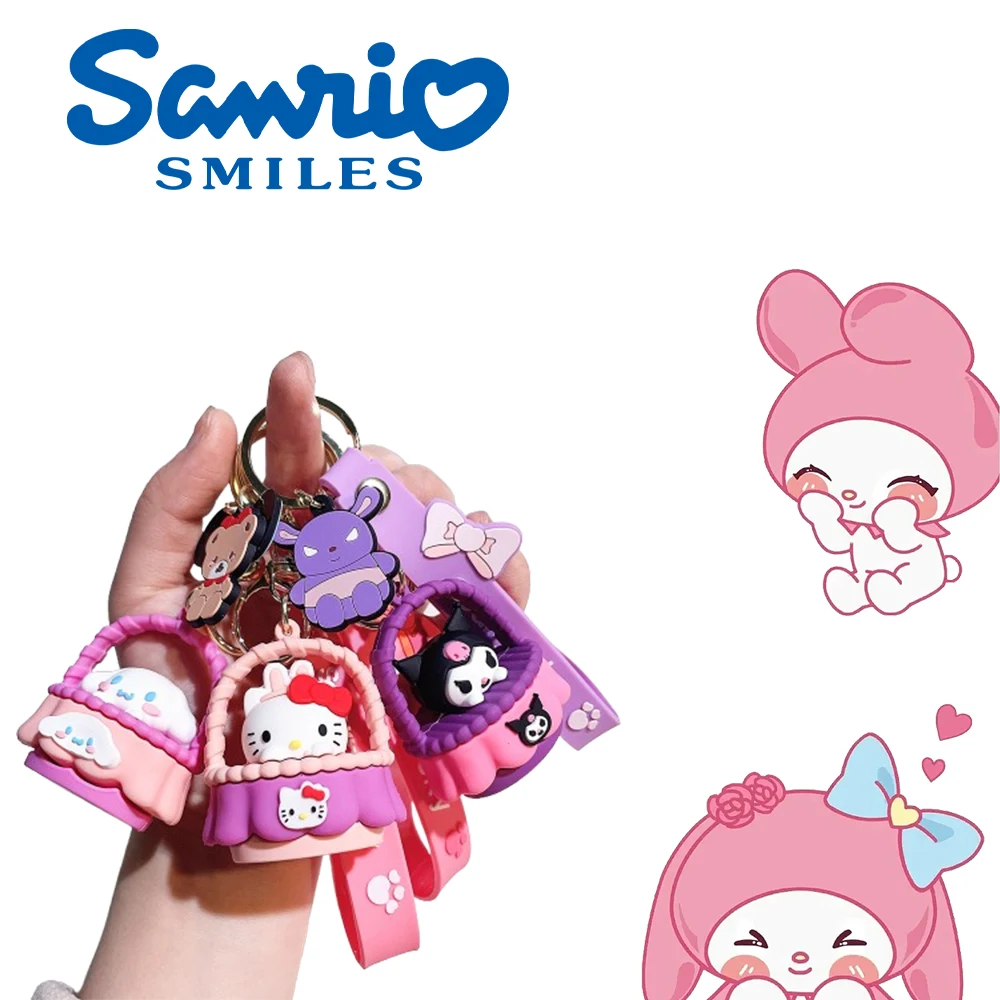 Sanrio Colorful Cradle Shaped Kulomi Melody Various Character Keychains, Car Keychains, Bag Pendants, Exquisite Gifts for Friend
Sanrio Colorful Cradle Shaped Kulomi Melody Various Character Keychains, Car Keychains, Bag Pendants, Exquisite Gifts for Friend