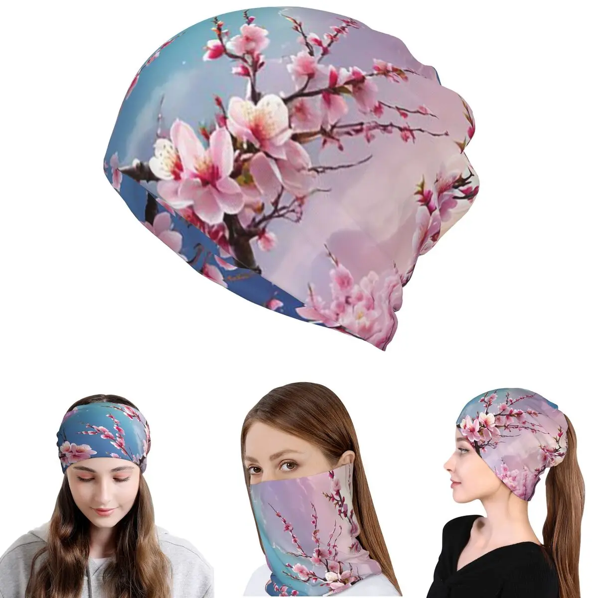 Sakura Cherry Blossom Japanese Flowers Bandana Neck Gaiter Mask Scarf Multifunction Balaclava Beanies Hat for Men Women Washable
Sakura Cherry Blossom Japanese Flowers Bandana Neck Gaiter Mask Scarf Multifunction Balaclava Beanies Hat for Men Women Washable