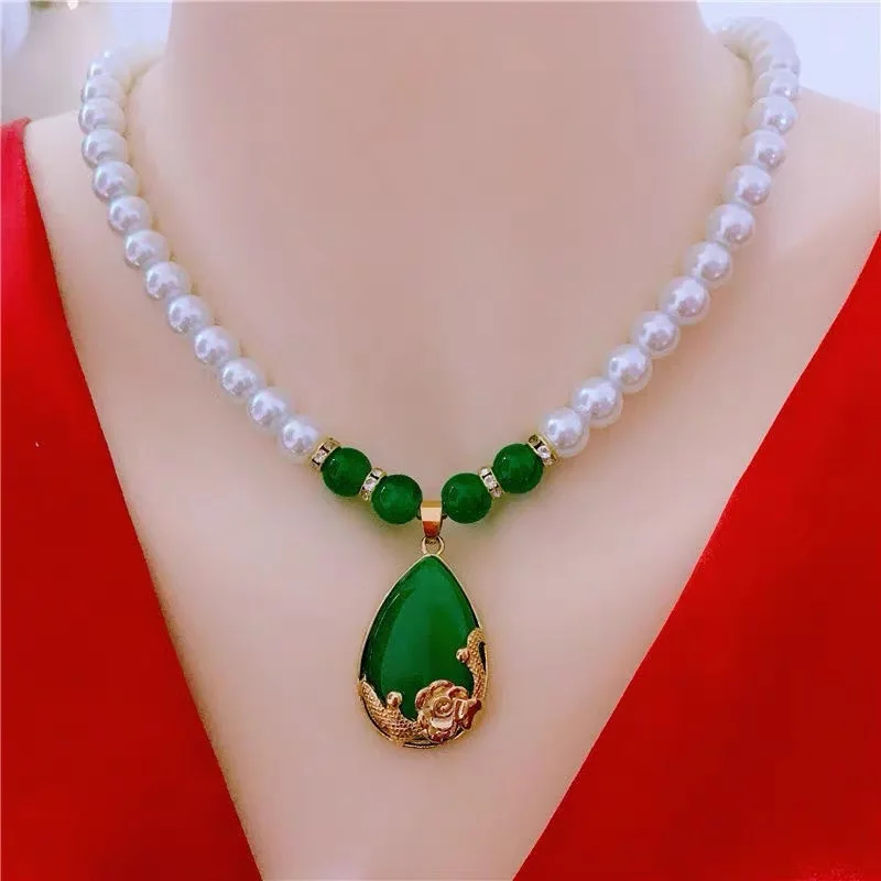 Synthetic pearl women's Mother's Day gift pearl necklace for mother elders temperament versatile jewelry
Synthetic pearl women's Mother's Day gift pearl necklace for mother elders temperament versatile jewelry
