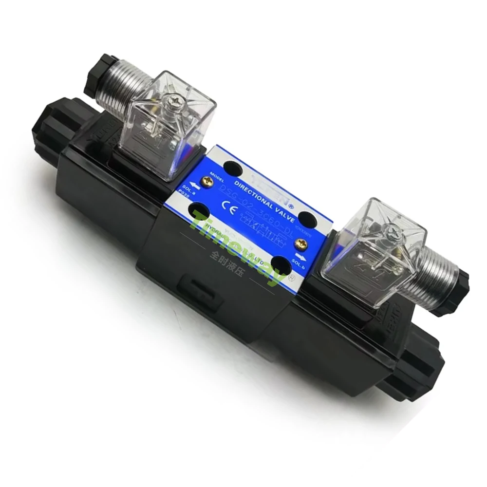 DSG-02 Hydraulic Solenoid Operated Valve DSG-02-3C60-DL Directional Control Valves DC24V AC220V
DSG-02 Hydraulic Solenoid Operated Valve DSG-02-3C60-DL Directional Control Valves DC24V AC220V