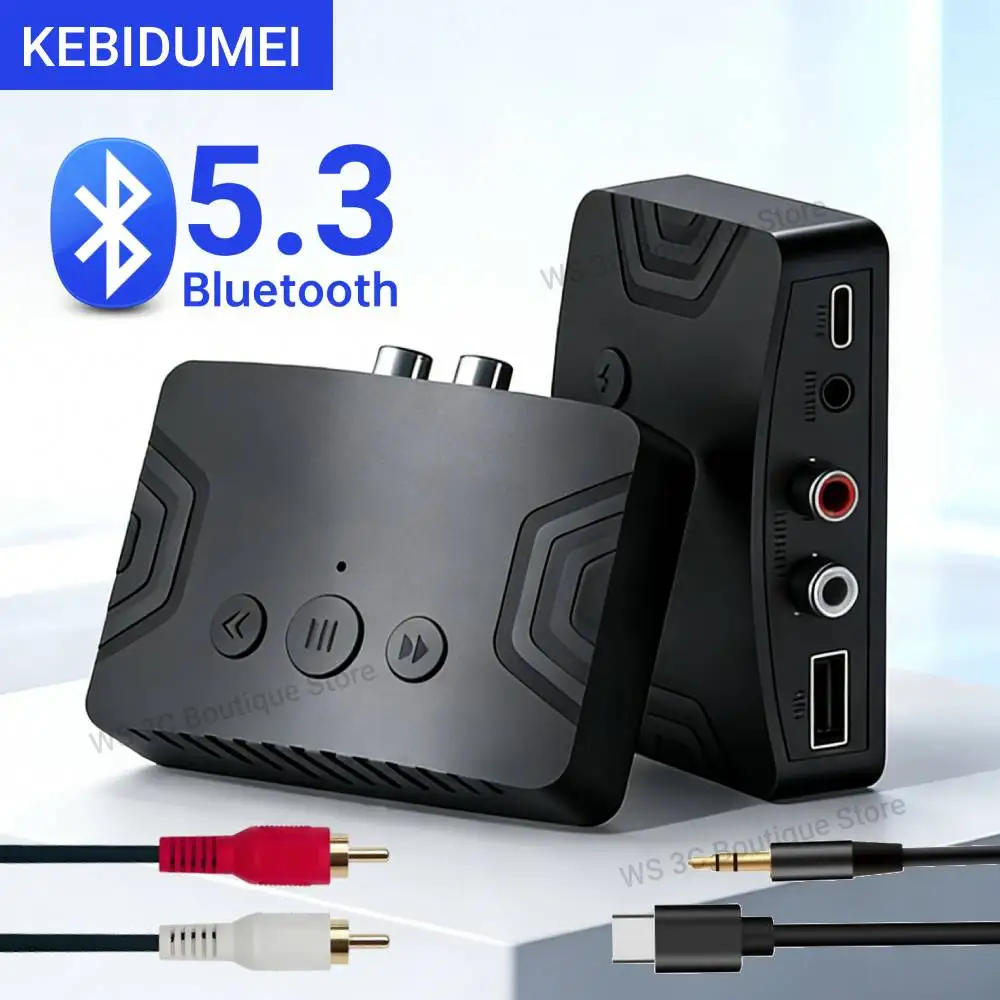 Bluetooth 5,3 аудиоприемник 3,5 мм AUX RCA USB стерео музыка беспроводной адаптер поддержка U-дисков воспроизведение для автомобильного комплекта усилитель динамика
Bluetooth 5,3 аудиоприемник 3,5 мм AUX RCA USB стерео музыка беспроводной адаптер поддержка U-дисков воспроизведение для автомобильного комплекта усилитель динамика