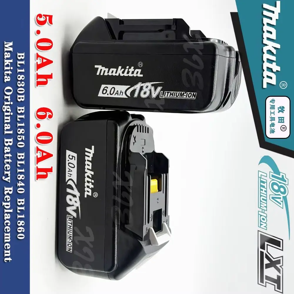2025 18V 6.0/5.0Ah BL1860b Rechargeable Li-ion Battery For Makita 18 Volt Power Tools BL1860 BL1830b BL1850b BL1840 LXT-400
2025 18V 6.0/5.0Ah BL1860b Rechargeable Li-ion Battery For Makita 18 Volt Power Tools BL1860 BL1830b BL1850b BL1840 LXT-400
