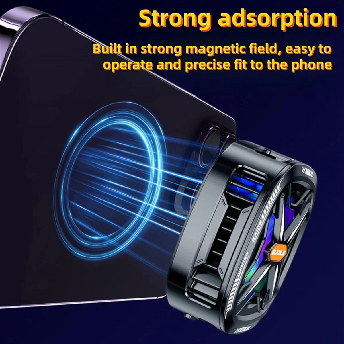ARY-fPhone Cooler, Magnetic Case Phone Cooling Fan,Enfriador Para Celular, Mobile Cellphone
ARY-fPhone Cooler, Magnetic Case Phone Cooling Fan,Enfriador Para Celular, Mobile Cellphone