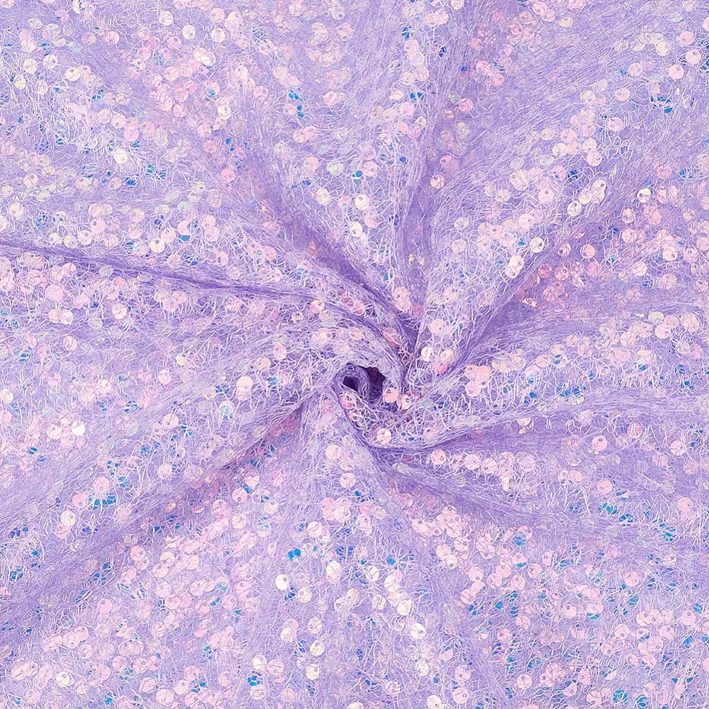 Polyester PET Gauze Fabric Paillette Fabric for DIY Bag Clothing Accessories Lavender 1830x1250~1300x0.5mm
Polyester PET Gauze Fabric Paillette Fabric for DIY Bag Clothing Accessories Lavender 1830x1250~1300x0.5mm