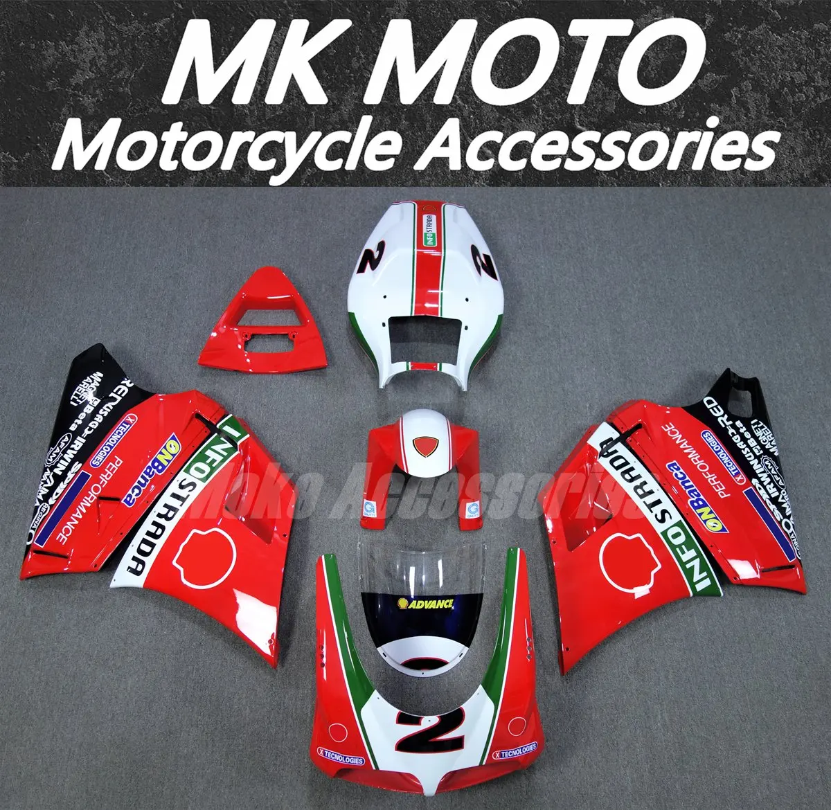 Motorcycle Fairings Kit Fit For 748 916 996 998 Bodywork Set Abs High Quality Abs Injection Red Black White
Motorcycle Fairings Kit Fit For 748 916 996 998 Bodywork Set Abs High Quality Abs Injection Red Black White