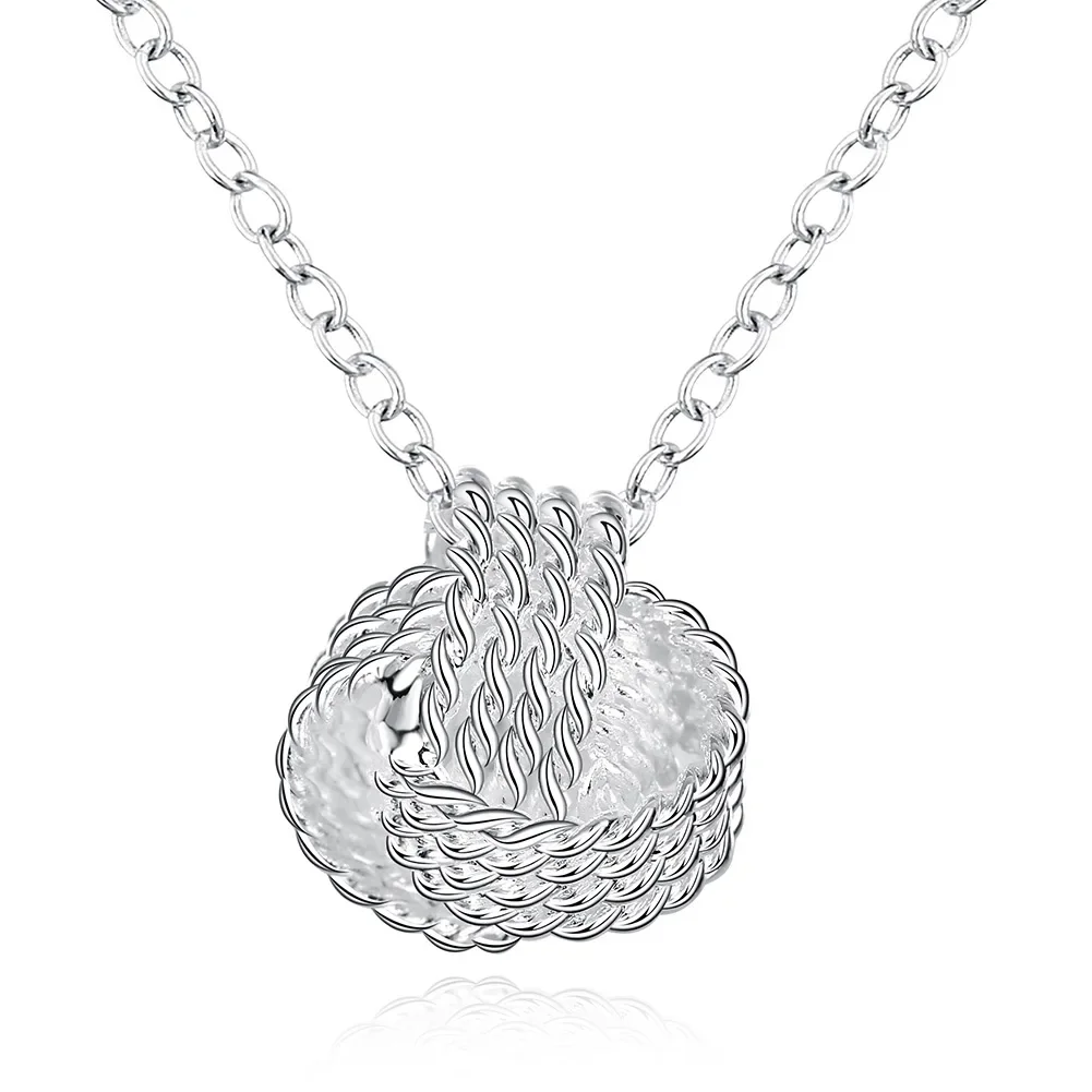 Wholesale 925 Sterling Silver For Women Wedding Noble Beautiful Fashion Elegant Charm Pretty Pendant Chain Necklace Jewelry
Wholesale 925 Sterling Silver For Women Wedding Noble Beautiful Fashion Elegant Charm Pretty Pendant Chain Necklace Jewelry