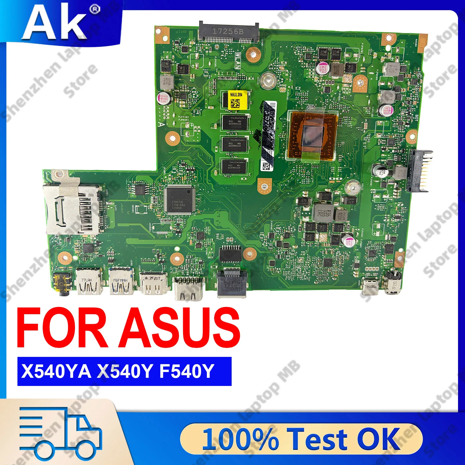 X540YA Laptop Motherboard For ASUS VivoBook X540Y X540YA F540Y D540Y A540Y R540Y Notebook Mainboard With A6 A8 CPU 100% tests OK
X540YA Laptop Motherboard For ASUS VivoBook X540Y X540YA F540Y D540Y A540Y R540Y Notebook Mainboard With A6 A8 CPU 100% tests OK
