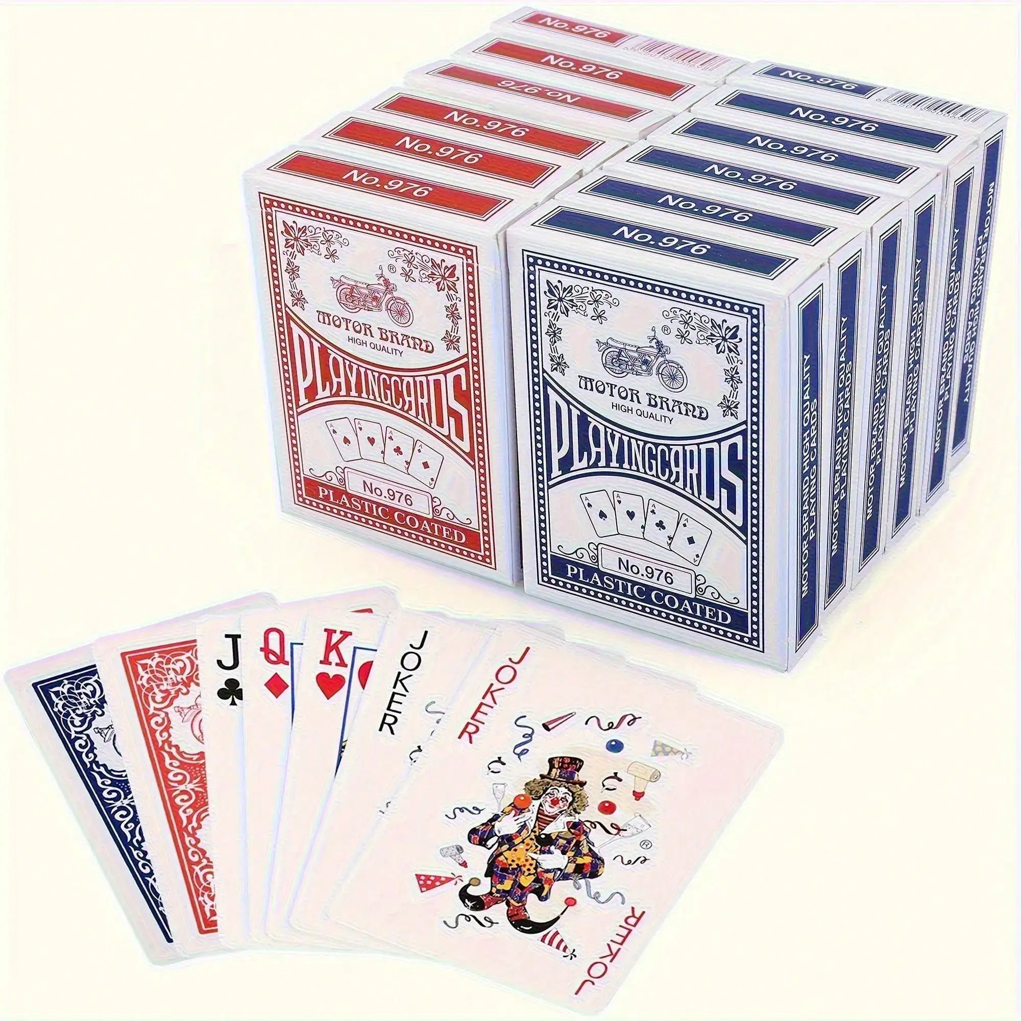 54 Standard Playing Cards, Laminated Paper, Suitable For Blackjack, European Poker, Casata Games, For Adults Aged 14 And Above
54 Standard Playing Cards, Laminated Paper, Suitable For Blackjack, European Poker, Casata Games, For Adults Aged 14 And Above