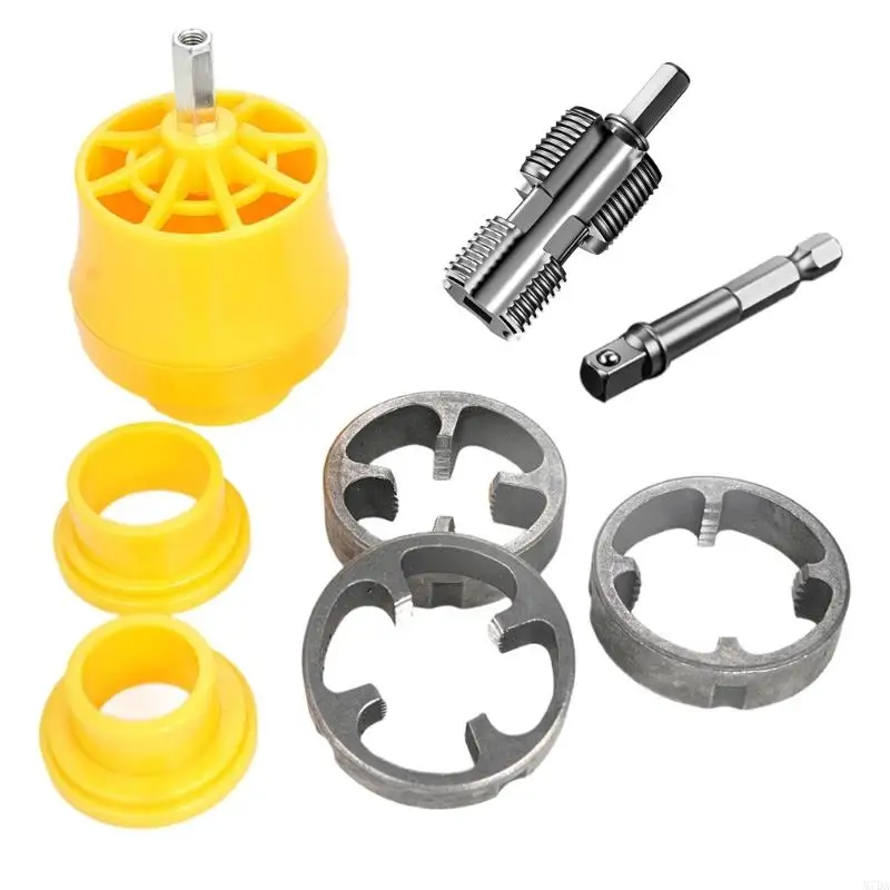 M7DA Electric Drill Compatible PVC Pipe Threader PVC Thread Maker Tool Plastic Pipe
M7DA Electric Drill Compatible PVC Pipe Threader PVC Thread Maker Tool Plastic Pipe