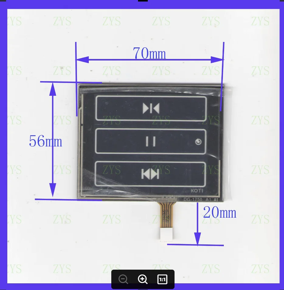 ZhiYuSun DG1750 компактный 70*56 сенсорный экран DG-1750 сенсорный экран промышленная машина сенсорный экран 70*56 мм
ZhiYuSun DG1750 компактный 70*56 сенсорный экран DG-1750 сенсорный экран промышленная машина сенсорный экран 70*56 мм