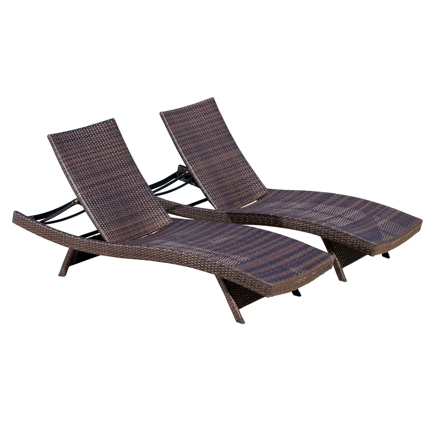 Salem Outdoor Wicker Adjustable Chaise Lounge Chair, 2-Pcs Set, Multibrown, Customized
Salem Outdoor Wicker Adjustable Chaise Lounge Chair, 2-Pcs Set, Multibrown, Customized