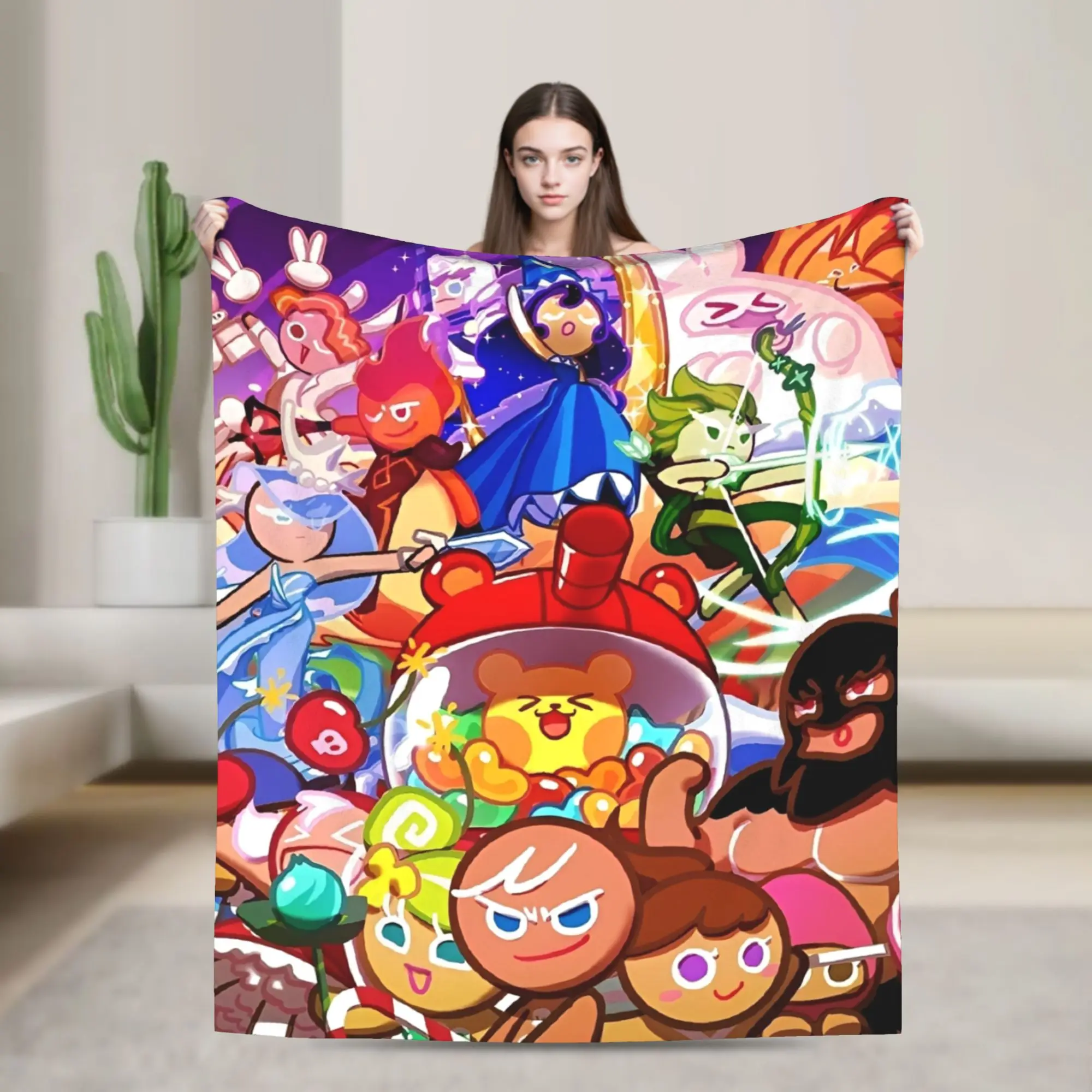 Cookie Run Kingdom Blanket Warm Cozy Fluffy Video Games Throw Blankets for Couch 50x60 Inch Multi-size Quilt
Cookie Run Kingdom Blanket Warm Cozy Fluffy Video Games Throw Blankets for Couch 50x60 Inch Multi-size Quilt