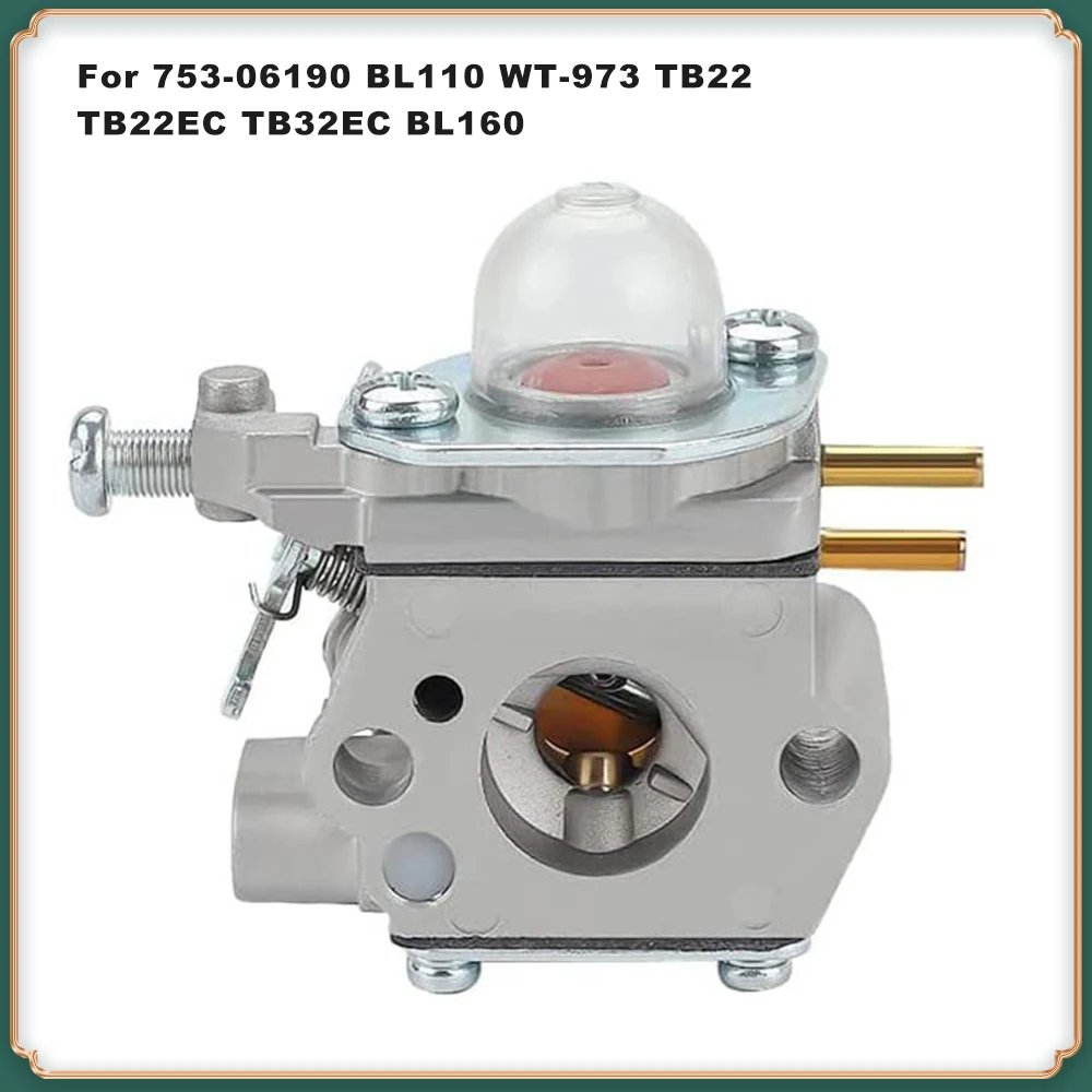Replacement Carburetor for Grass Trimmer Models BL110, WT-973, BL160 & TB22 TB22EC TB32EC, OEM 753-06190 Lawn Mower
Replacement Carburetor for Grass Trimmer Models BL110, WT-973, BL160 & TB22 TB22EC TB32EC, OEM 753-06190 Lawn Mower