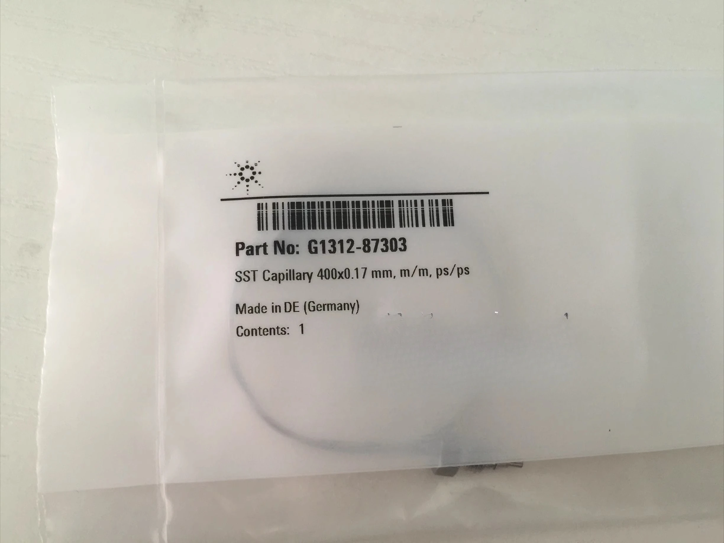 Original Stainless Steel 1/16 Liquid Phase Pipeline Capillary 0.17 * 280 Chromatography Green 5021-1818
Original Stainless Steel 1/16 Liquid Phase Pipeline Capillary 0.17 * 280 Chromatography Green 5021-1818