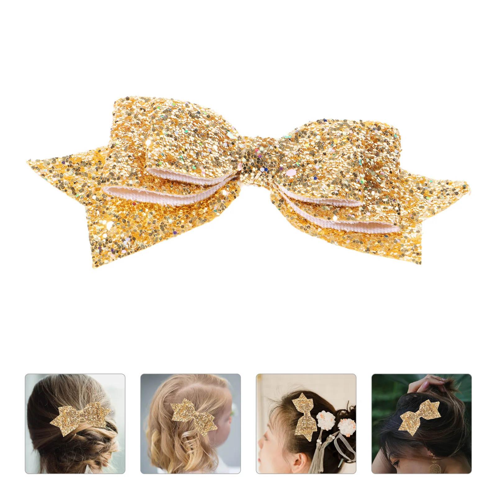 2pcs Sequin Hair Bow Clips Girls Bow Headgear Cloth Large Size Butterfly Comfortable Bright Fashion Accessory Wedding Party
2pcs Sequin Hair Bow Clips Girls Bow Headgear Cloth Large Size Butterfly Comfortable Bright Fashion Accessory Wedding Party