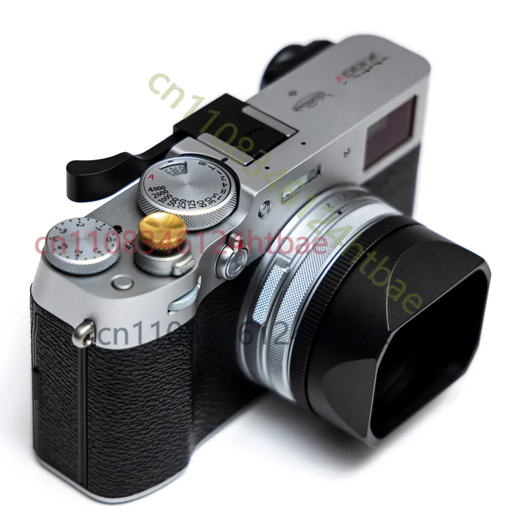 Square Metal Lens Hood w/49mm Adapter Ring for Fujifilm X100V X100F X100Vi X100S
Square Metal Lens Hood w/49mm Adapter Ring for Fujifilm X100V X100F X100Vi X100S
