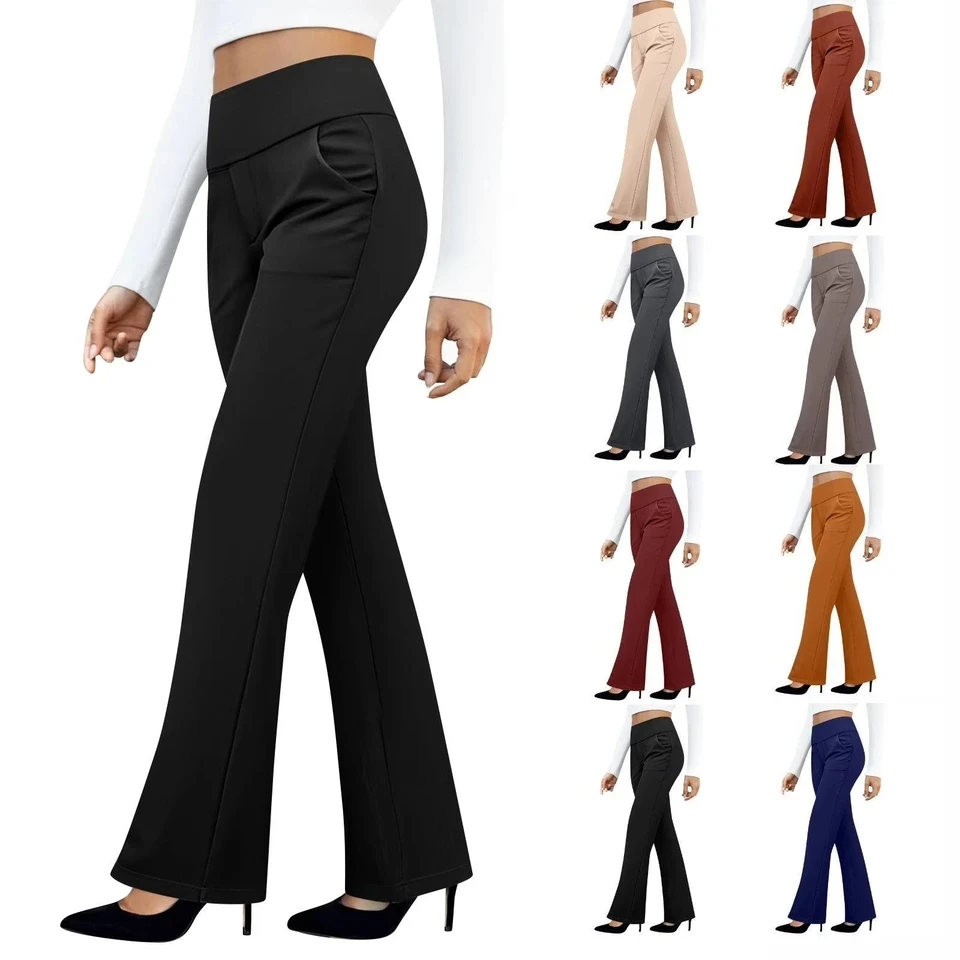 Elegant Office Lady Suits Pants For Women Korean Fashion All-Match Work Pants Solid Color High Waist Casual Straight Trousers
Elegant Office Lady Suits Pants For Women Korean Fashion All-Match Work Pants Solid Color High Waist Casual Straight Trousers