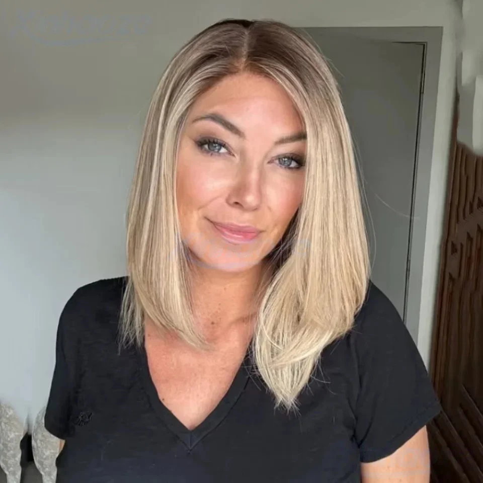Soft Ombre Blond straight Hair 150 density and 13×4 100%human hair wig lace front wig, with baby hair pre plucked
Soft Ombre Blond straight Hair 150 density and 13×4 100%human hair wig lace front wig, with baby hair pre plucked