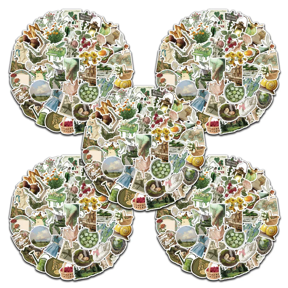 5 sets Retro Aesthetic Cartoon Green Farm Stickers For Stationery Laptop Cup Luggage Scrapbook Waterproof Graffiti Vinyl Decals
5 sets Retro Aesthetic Cartoon Green Farm Stickers For Stationery Laptop Cup Luggage Scrapbook Waterproof Graffiti Vinyl Decals