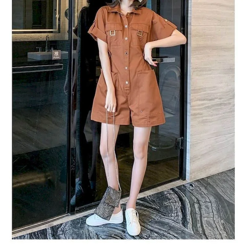 Винтажные комбинезоны с высокой талией, летние свободные цельные брюки, широкие шорты, боди, женские комбинезоны в корейском стиле, женская одежда
Винтажные комбинезоны с высокой талией, летние свободные цельные брюки, широкие шорты, боди, женские комбинезоны в корейском стиле, женская одежда