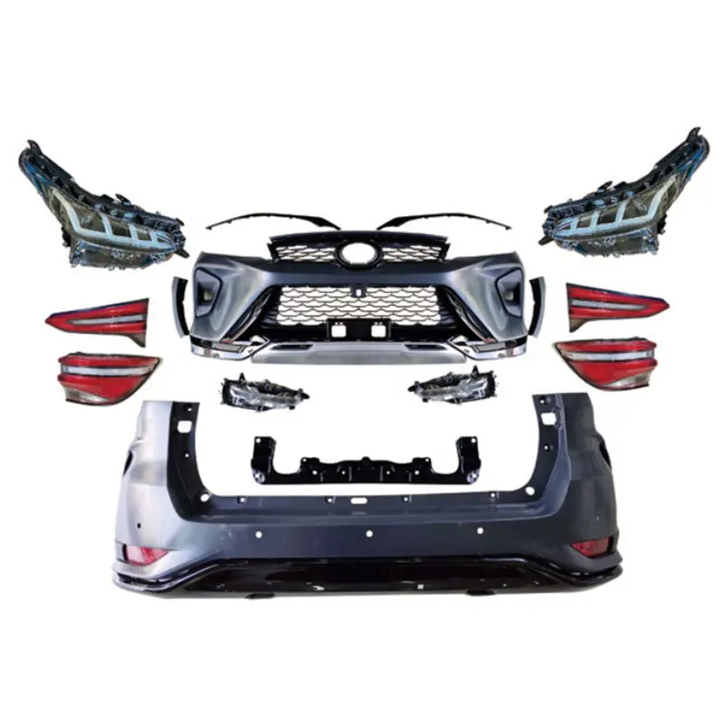 High Quality ABS Black Plastic Body Kits New Condition Front Car Bumpers for Fortuner 2016+
High Quality ABS Black Plastic Body Kits New Condition Front Car Bumpers for Fortuner 2016+