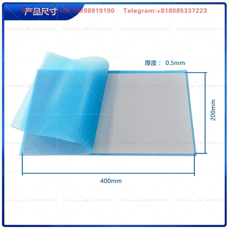 13W/mK Ultra High Thermal Conductive Silicone Thermal Pad Insulation Cooling Gap Filler Sheet
13W/mK Ultra High Thermal Conductive Silicone Thermal Pad Insulation Cooling Gap Filler Sheet