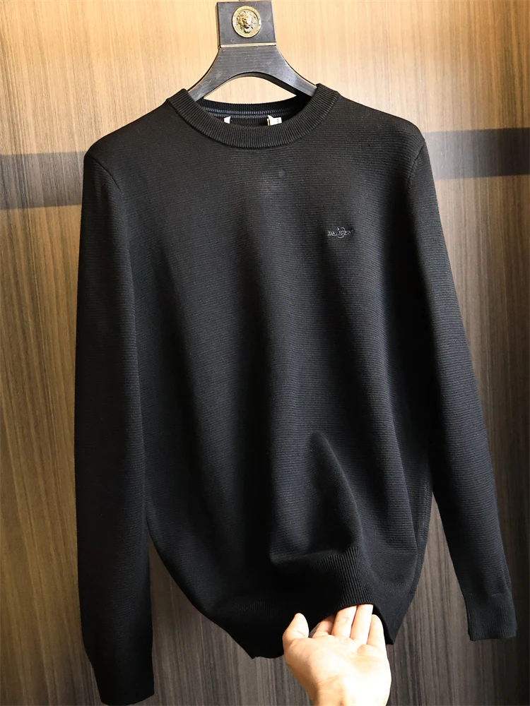 Мужской вязаный свитер Homesi однотонного цвета с вышивкой, мягкий, с круглым вырезом, приятной текстуры, удобный, модный, городской стиль, длинный рукав
Мужской вязаный свитер Homesi однотонного цвета с вышивкой, мягкий, с круглым вырезом, приятной текстуры, удобный, модный, городской стиль, длинный рукав