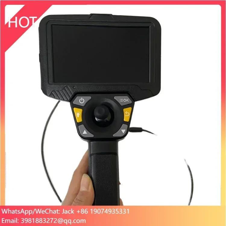 Portable Industrial Video Borescope 360 Degree Handheld Industrial Video Scope
Portable Industrial Video Borescope 360 Degree Handheld Industrial Video Scope