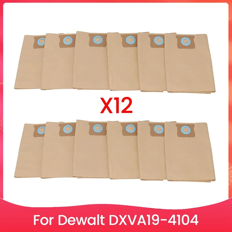 12PCS Vacuum Dust Paper Bag Fit For Dewalt Dxva19 4104 Vacuum Cleaner Accessories Spare Parts Dust Bag
12PCS Vacuum Dust Paper Bag Fit For Dewalt Dxva19 4104 Vacuum Cleaner Accessories Spare Parts Dust Bag