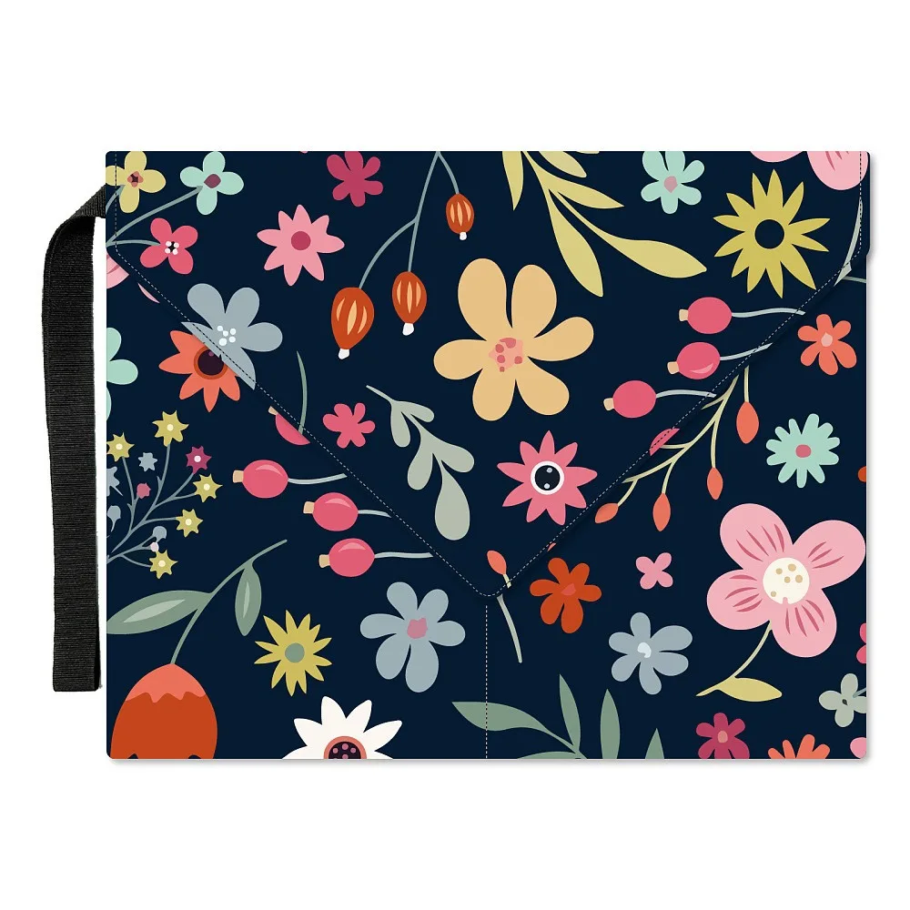Polyester Book Cover Notebook Wraps with Hook and Loop Rectangle Flower 400~420x285~305mm
Polyester Book Cover Notebook Wraps with Hook and Loop Rectangle Flower 400~420x285~305mm