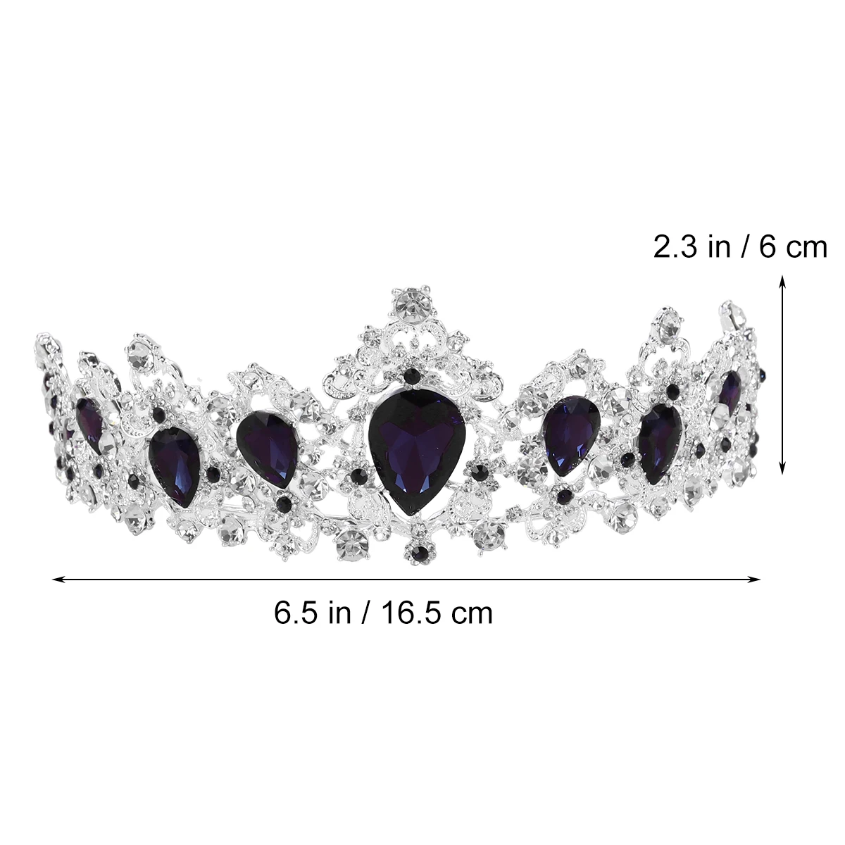 Elegant Bridal Crown Vintage Baroque Wedding Headwear Rhinestones Hair Accessory Headdress Lightweight Durable Parties
Elegant Bridal Crown Vintage Baroque Wedding Headwear Rhinestones Hair Accessory Headdress Lightweight Durable Parties