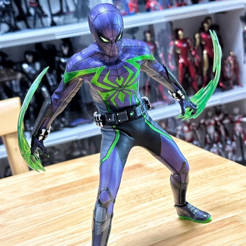 Genuine Hot Toys Marvel Spider Man Miles Morales Purple Reign Suit 1/6th Scale Collectible Figure Garage Kit Desktop Ornaments
Genuine Hot Toys Marvel Spider Man Miles Morales Purple Reign Suit 1/6th Scale Collectible Figure Garage Kit Desktop Ornaments