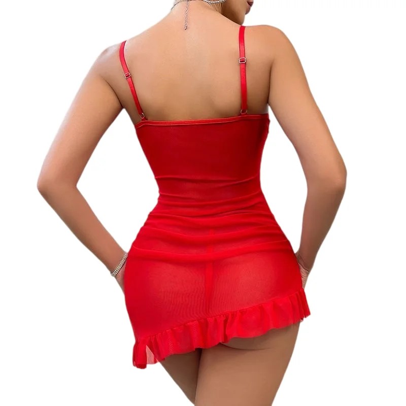 Tulle Ultra Short Transparent Nightgown Exotic Set Free Thongs Sexy Lingerie Nightwear Hot Women's Ethical Nightwear Crotchless
Tulle Ultra Short Transparent Nightgown Exotic Set Free Thongs Sexy Lingerie Nightwear Hot Women's Ethical Nightwear Crotchless