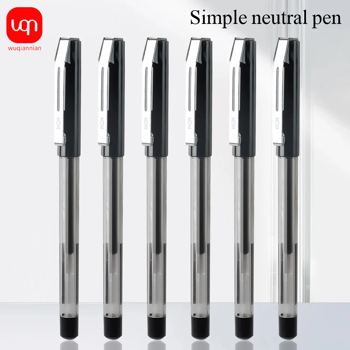 WQN-4/8/12PCS Simple Black Gel Pen 0.38mm Tip, Quick-Drying and Smooth, Black Ink, Signature Pen, School and Office Supplies
WQN-4/8/12PCS Simple Black Gel Pen 0.38mm Tip, Quick-Drying and Smooth, Black Ink, Signature Pen, School and Office Supplies