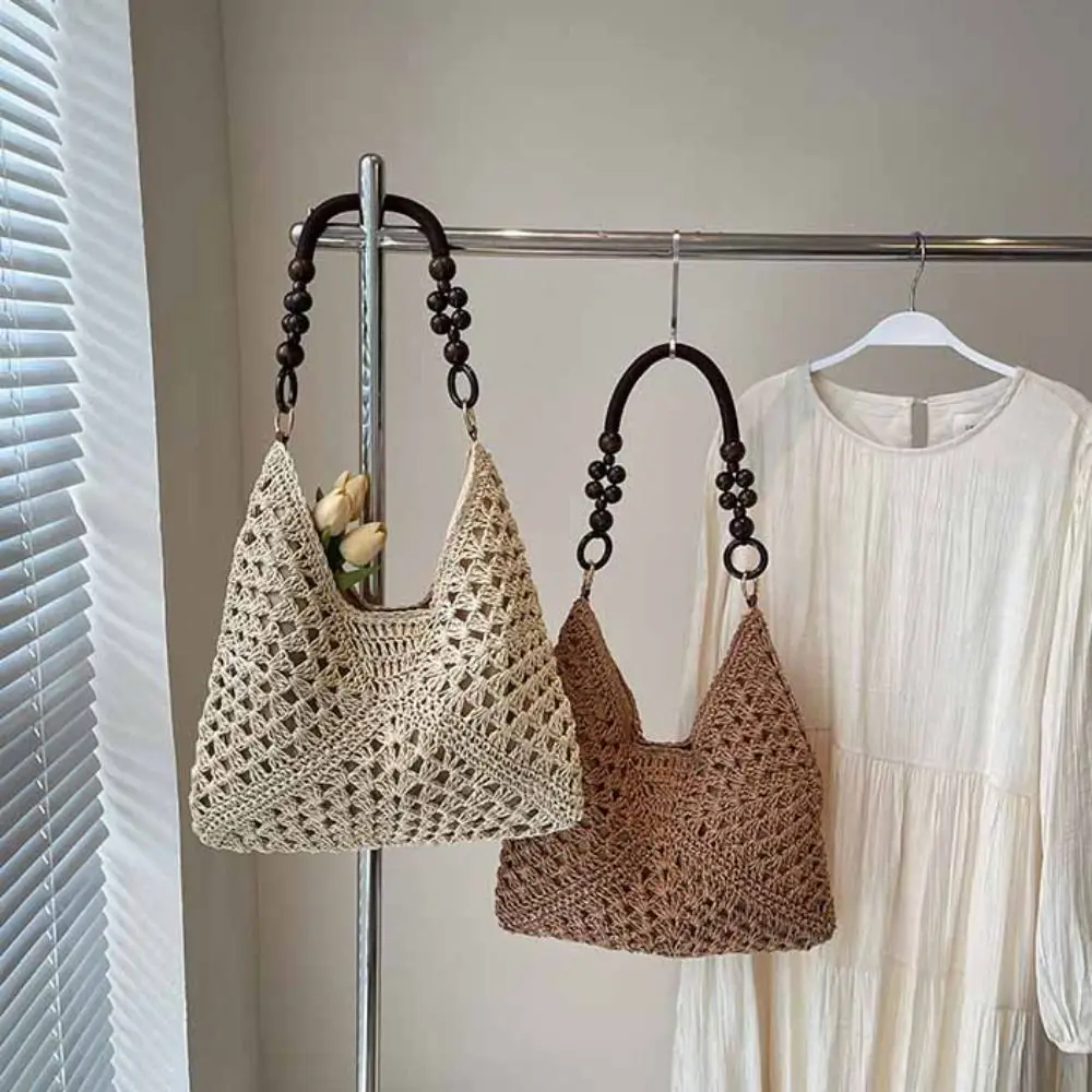Hollow Out Straw Woven Bag Tote Bag Beach Handbag Bohemian Beach Bag Bucket Bag Large Capacity Hollow Shoulder Bag Streetwear
Hollow Out Straw Woven Bag Tote Bag Beach Handbag Bohemian Beach Bag Bucket Bag Large Capacity Hollow Shoulder Bag Streetwear