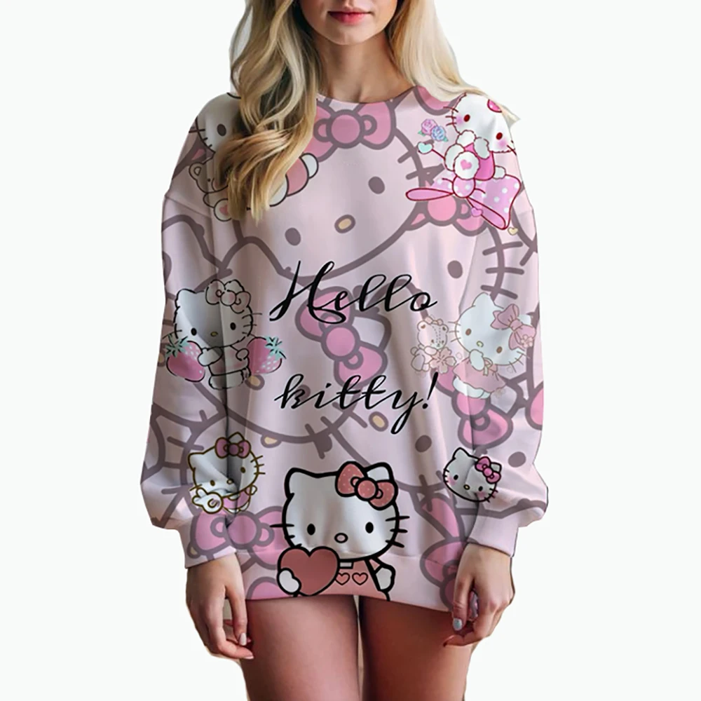 Hoodie Pullover Hooded Sweatshirts Women HELLO KITTY Print Long Sleeve Plus Size Casual Pull Hoody Autumn Clothes Sudadera y2k
Hoodie Pullover Hooded Sweatshirts Women HELLO KITTY Print Long Sleeve Plus Size Casual Pull Hoody Autumn Clothes Sudadera y2k