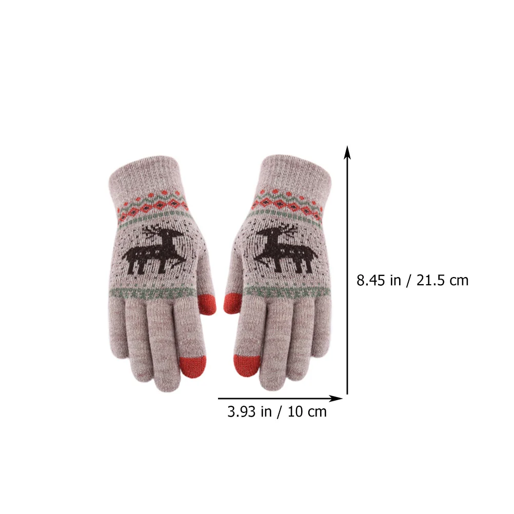 2Pairs Touch Screen Gloves Soft Comfortable Knitted Gloves Moderate Thickness for Cold Resistant Winter Wear Outdoor Use
2Pairs Touch Screen Gloves Soft Comfortable Knitted Gloves Moderate Thickness for Cold Resistant Winter Wear Outdoor Use